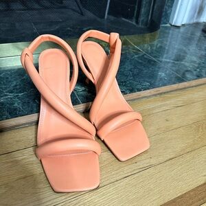 ASOS Peach Strappy Heels